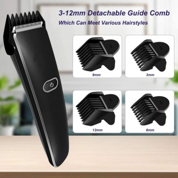 One-Button Cordless Hair Clipper Trimmer Kit - New - Picture 2 of 7